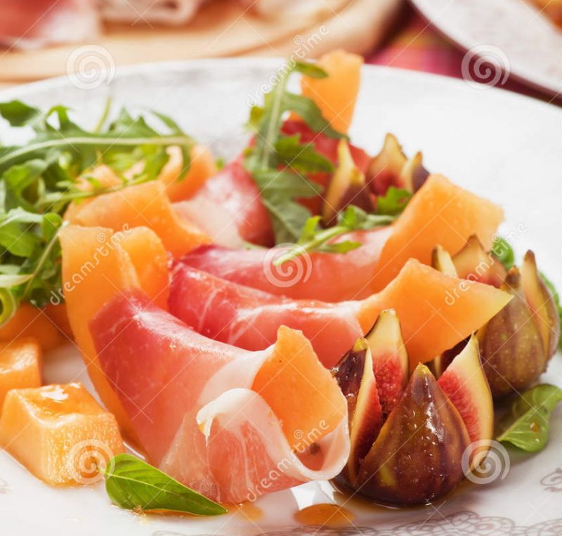 Ricetta Prosciutto, melone e fichi